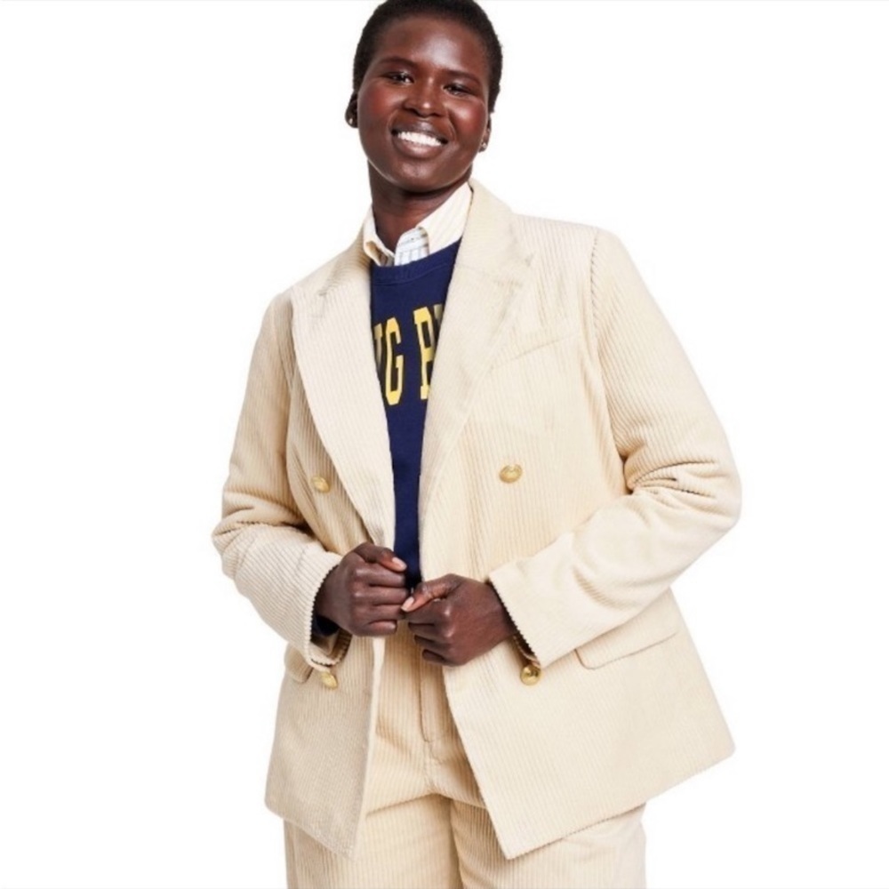 Corduroy Double Breasted Blazer
-Rowing Blazers × Target